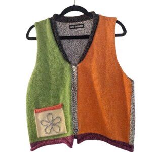 Vintage Ani Barrie Colorful Knit Vest